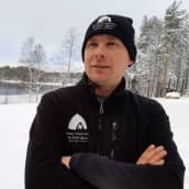 Matkailuyrittäjä Ville Haavikko Arctic Snowhotel & Glass Igloos -yrityksestä Rovaniemeltä.