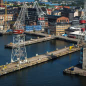 Ilmakuva: Helsingin telakka