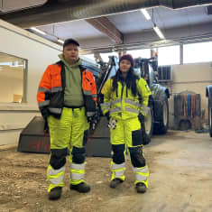 Juha Porrassalmi ja Jenna Rajalin opiskelevat Saarijärvellä Pohjoisen Keski-Suomen ammattiopistossa maatalousyrittäjiksi.