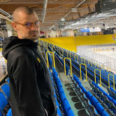 Lappeenrantalaisen jääkiekkojoukkue SaiPan päävalmentaja Ville Hämäläinen.