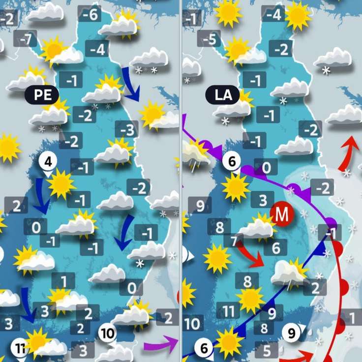 Sää Alahärmä – Sääennusteet ja sadetutka – Yle