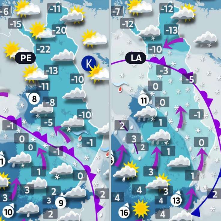 Sää Alahärmä – Sääennusteet ja sadetutka – Yle