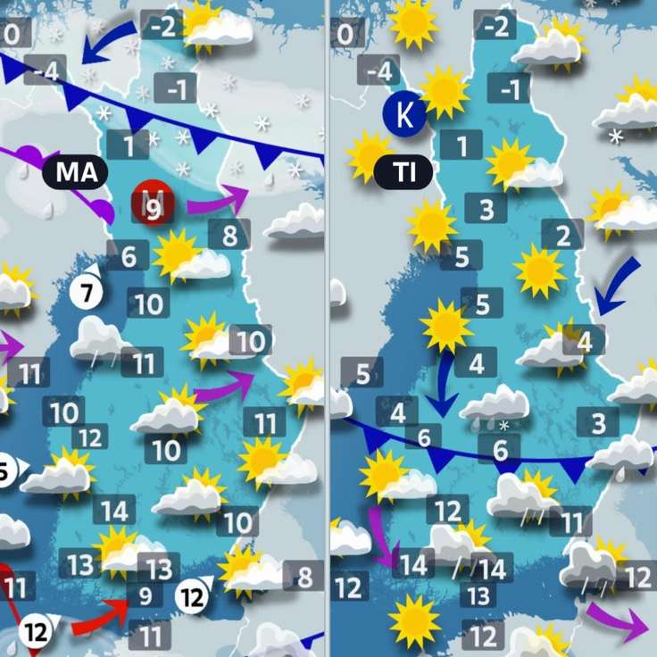 S Viinij rvi S ennusteet Ja Sadetutka Yle