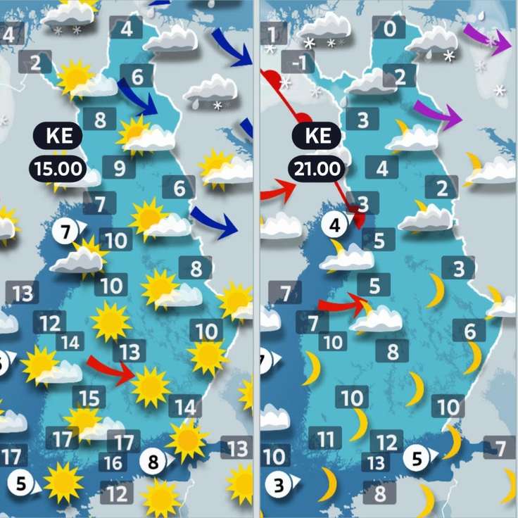 Sää Mynämäki – Sääennusteet ja sadetutka – Yle