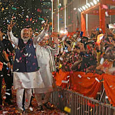 Indiens premiärminister Narendra Modi och hans parti Bharatiya Janata (BJ) 