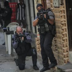 Poliisin operaatio Rio de Janeirossa.