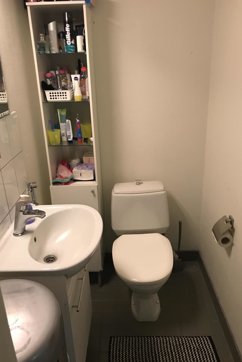 Omakotitalon wc.