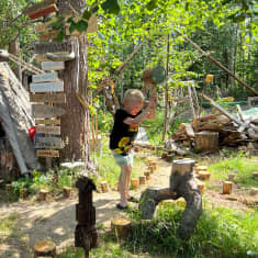 Puuhamaan rakentaneelle Harry Hautalalle on tärkeää, etteivät lapset ehdi tylsistyä hänen luonaan