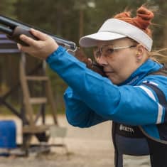 Marjut Heinonen, skeet-ampuja Oulun Seudun Haulikkoampujat