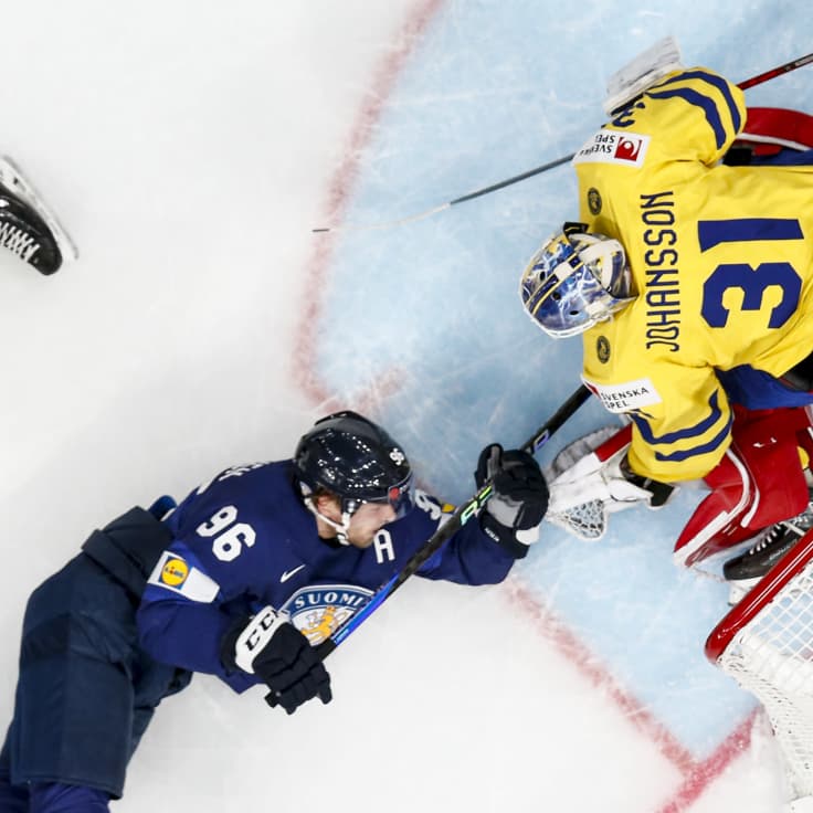 Mikko Rantanen maalipaikassa.