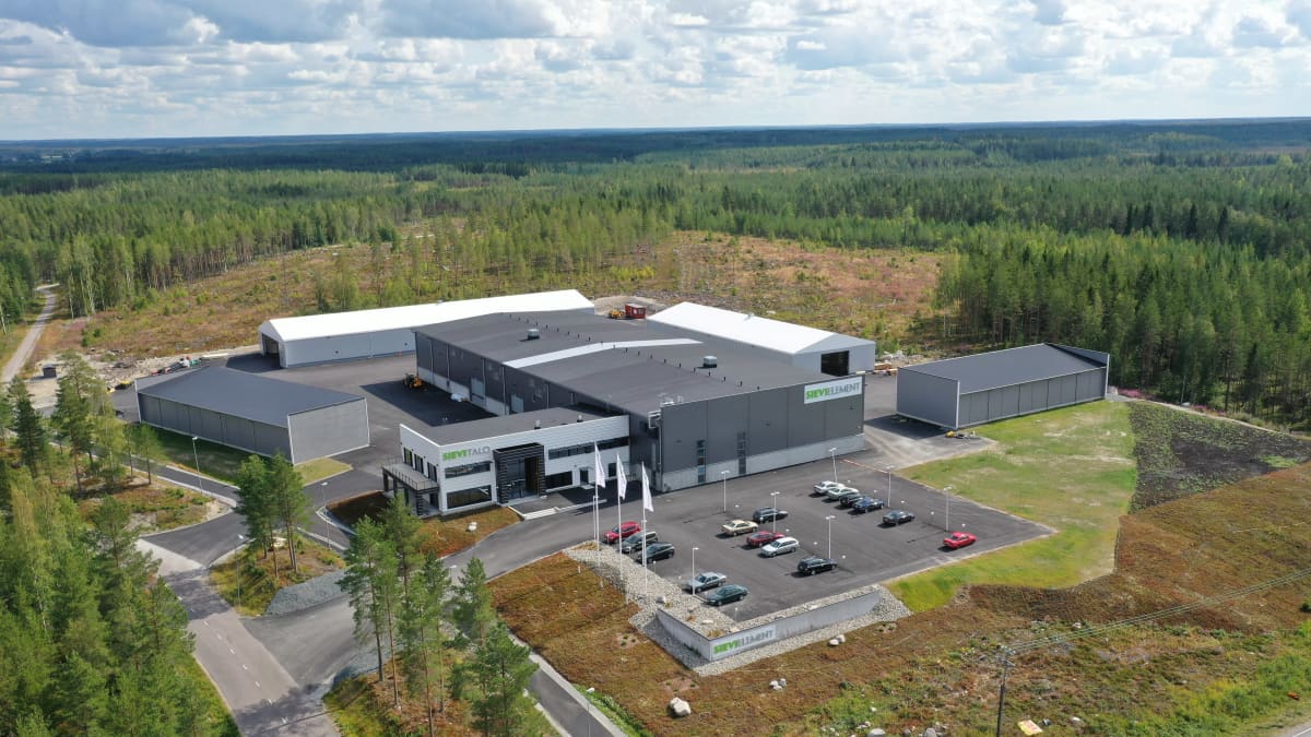 Sievi Element - yhtiön toimitila Sievissä. 