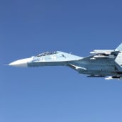 Ett Suchoj Su-27-plan