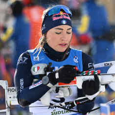 Dorothea Wierer Anterselvan maailmancupissa 19.1.2024.