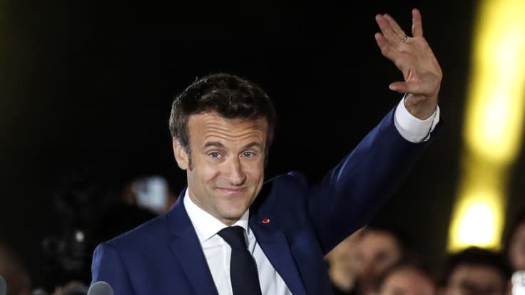 Macron kiittää äänestäjiä uudesta viisivuotiskaudesta