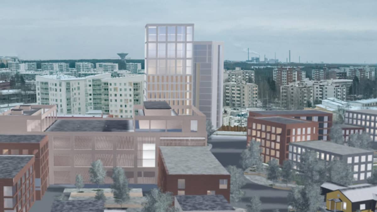 Oulun asuntomessuille 2025 rakennetaan Suomen korkein puurakenteinen  kerrostalo – 16-kerroksisen rakennuksen käyttöiäksi tavoitellaan sataa  vuotta