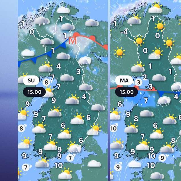Sää Lampinsaari – Sääennusteet ja sadetutka – Yle