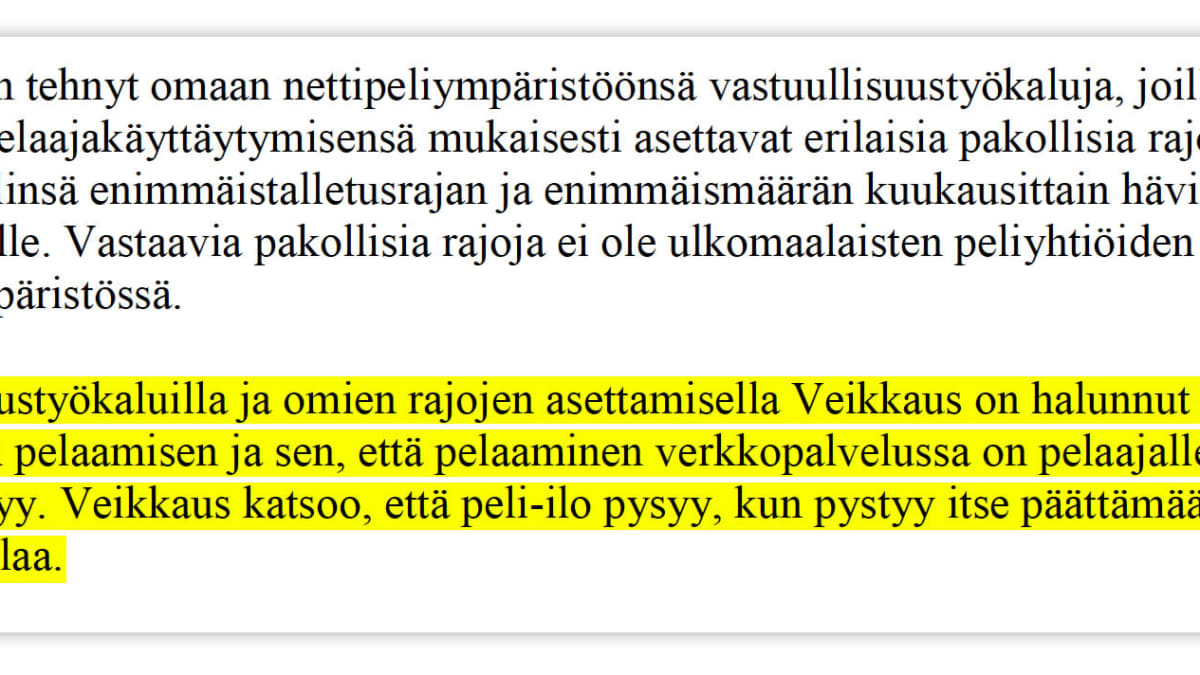 Valtioneuvoston kanslian kannanotto: Pelisääntöasetuksen tilapäinen muutos