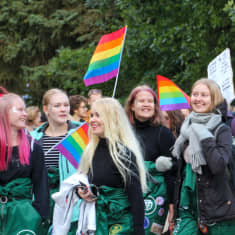 Pride-kulkue Jyväskylässä 10. syyskuuta 2022.