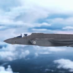 Havainnekuva F-35A Lightning II -hävittäjästä