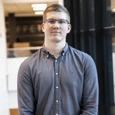 Tuotantotalouden opiskelija Sami Markkanen. 