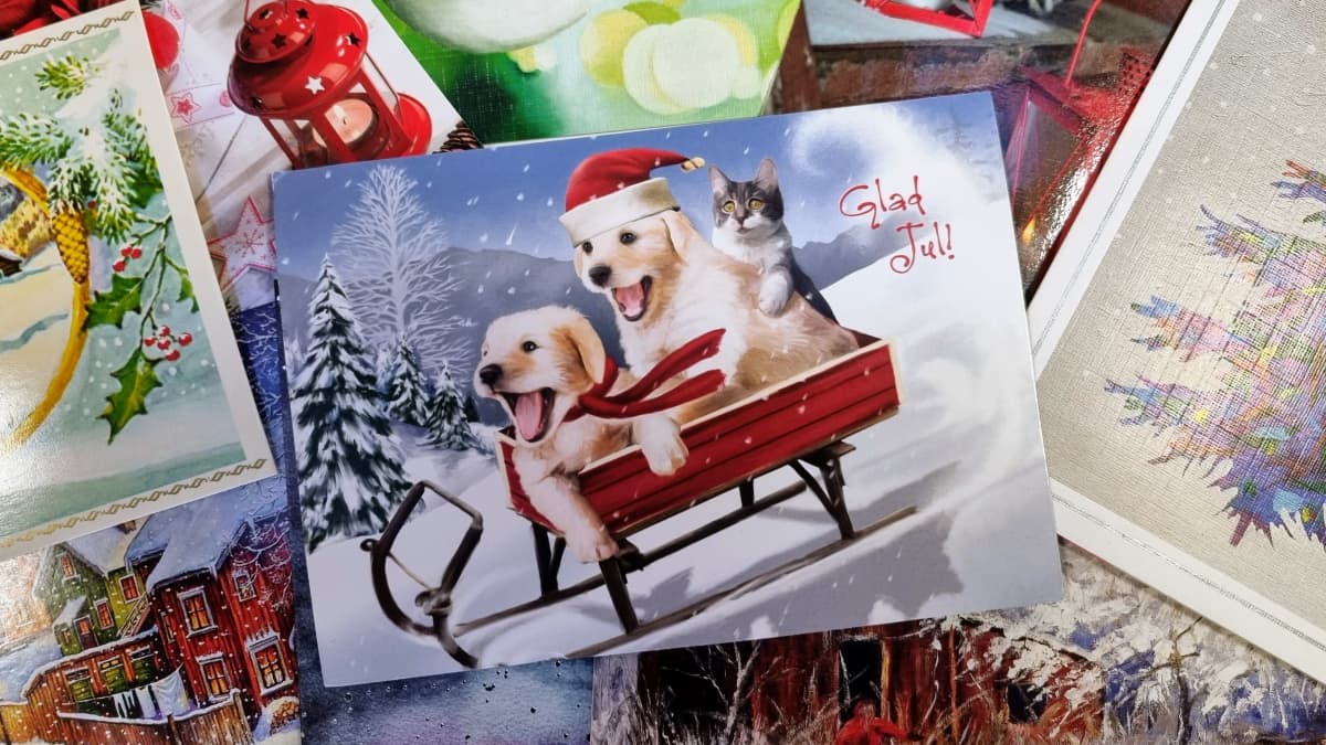 Joulukorttien lähetysinto laski taas koronavuosien buumin jälkeen: tänä  vuonna posti jakoi 14 miljoonaa tervehdystä