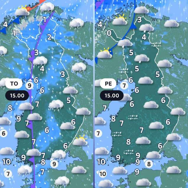 Sää Kemiönsaari – Sääennusteet ja sadetutka – Yle