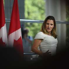 Kanadan talousministeri Chrystia Freeland.