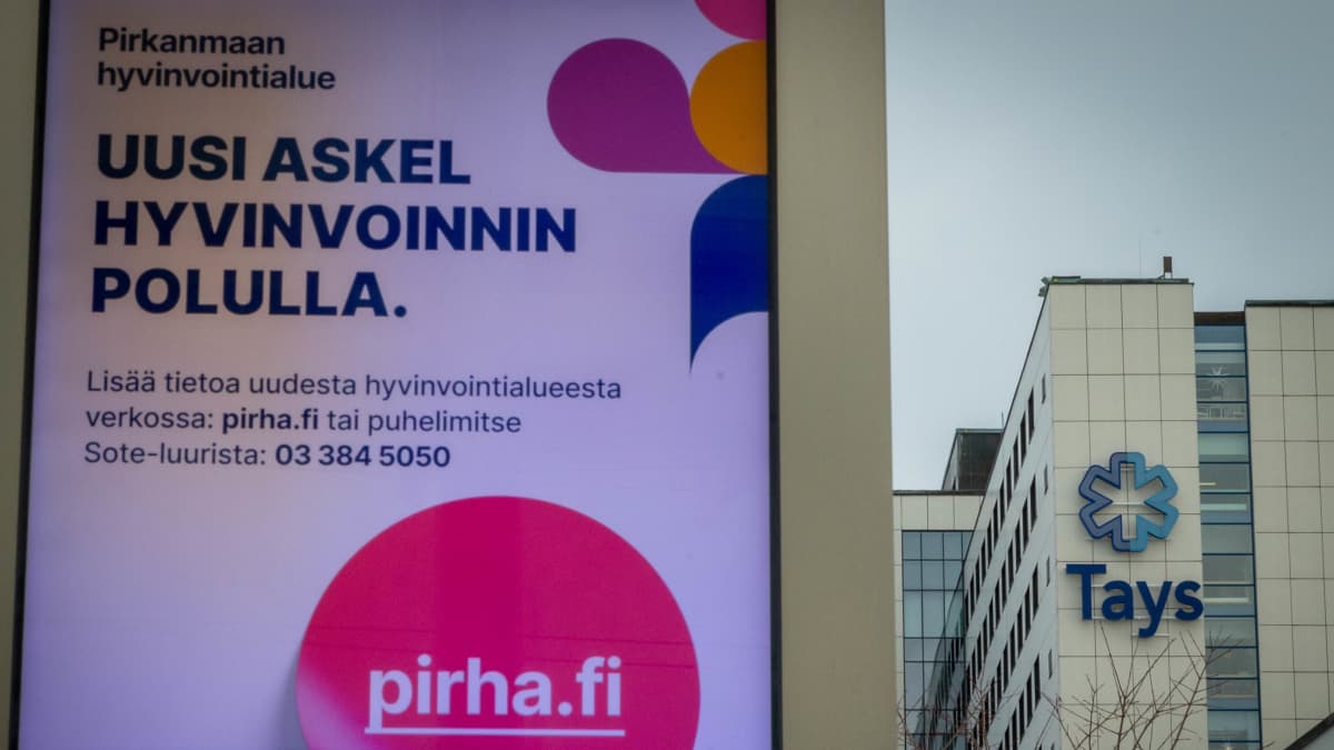 Pirkanmaan hyvinvointialue - kyltti