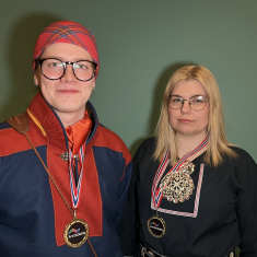 Okko Kausalainen ja Inger Karoline Gaup