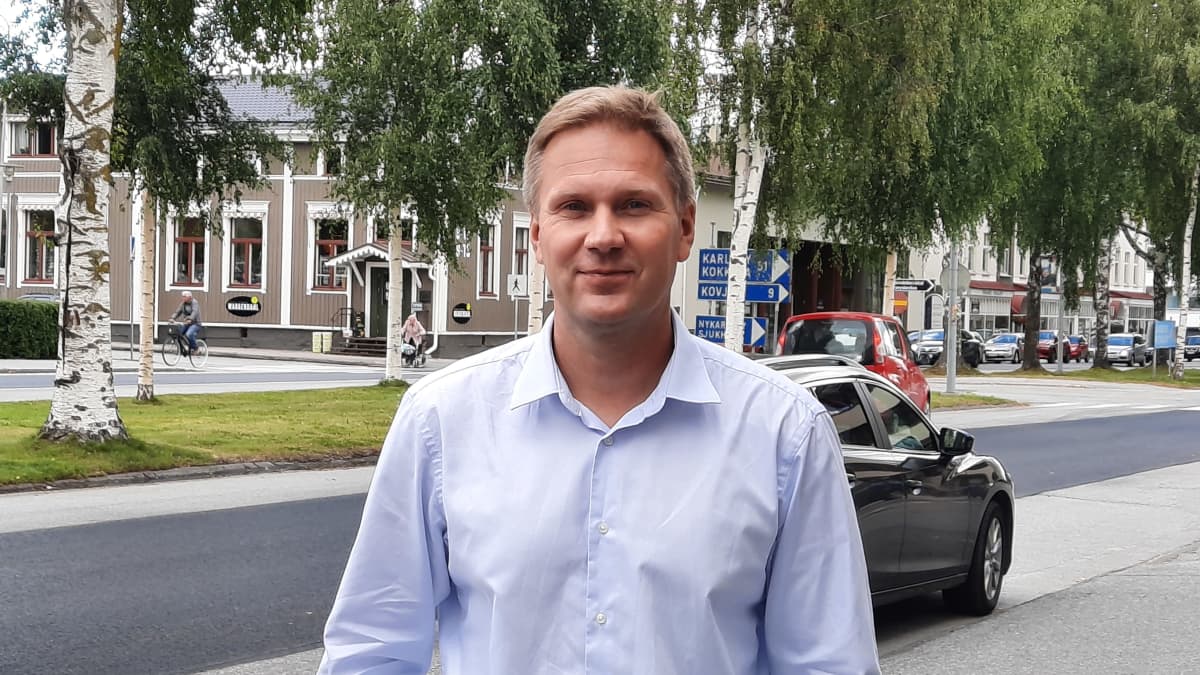 Stadsdirektör Mats Brandt i Nykarleby.