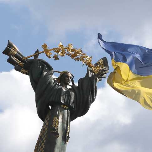 Ukrainan itsenäisyyden monumentti.