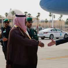 USA:S utrikesminister Antony Blinken i Riyadh.