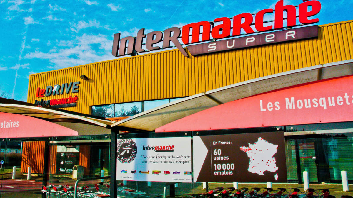 Intermarche-ketjun myymälä Ranskassa.