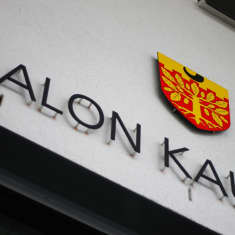 Salon kaupungintalosta yksityiskohta.