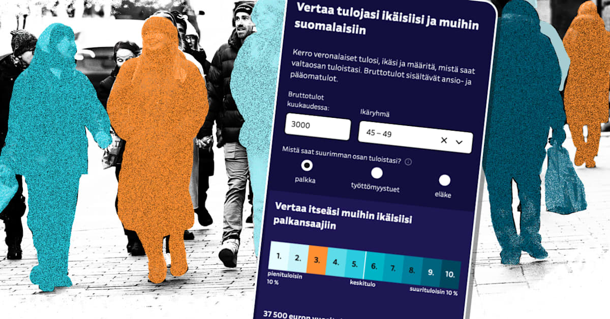 Luulitko olevasi keskituloinen? Katso tästä, miten kaltaisesi tienaavat