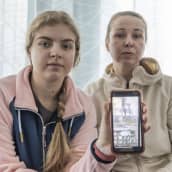 Ukrainan Kiovasta paenneet äiti ja tytär päätyivät Itä-Lappiin piinallisen lähelle Venäjää