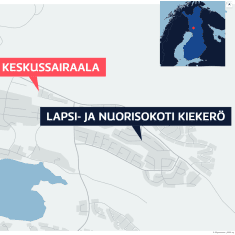 Kartta Ounasrinteestä