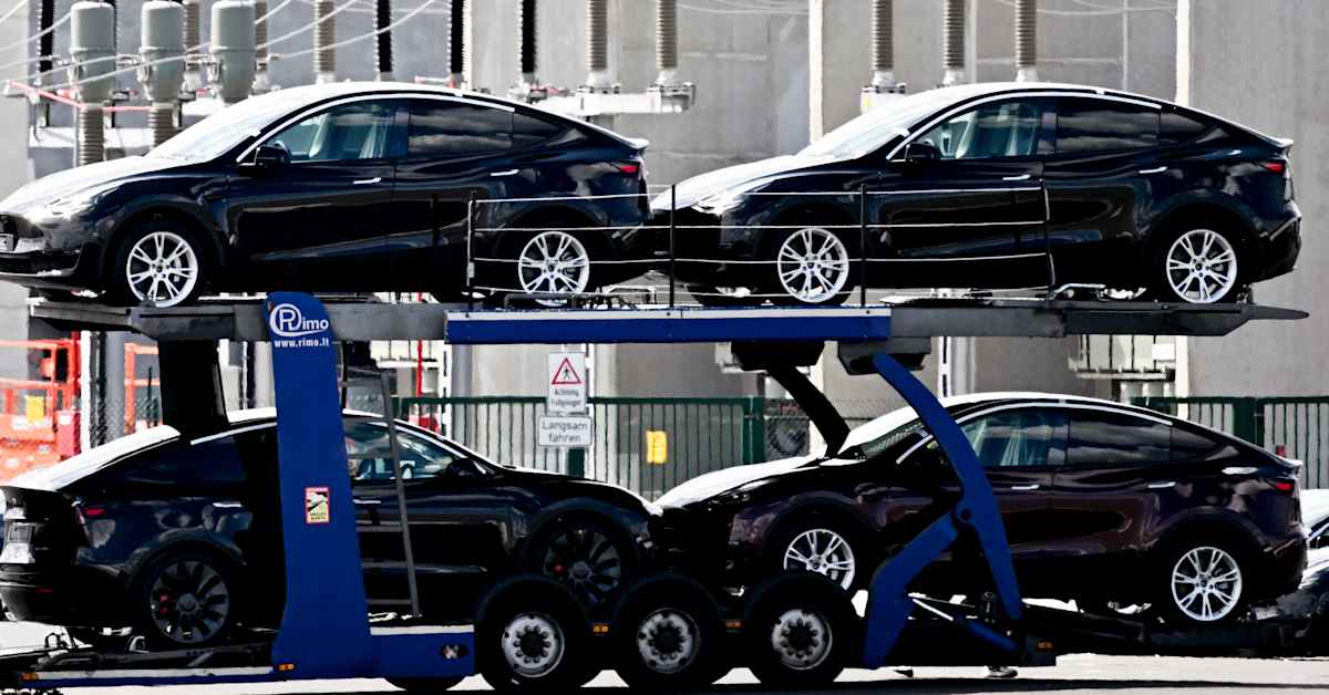 Teslas billeveranser backade under årets första kvartal