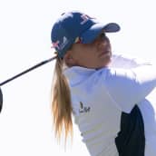 Matilda Castren New Jerseyn golfkisoissa 2021.