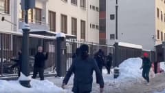 Suomen Moskovan-suurlähetystö joutui naamioituneiden henkilöiden leka-iskun kohteeksi