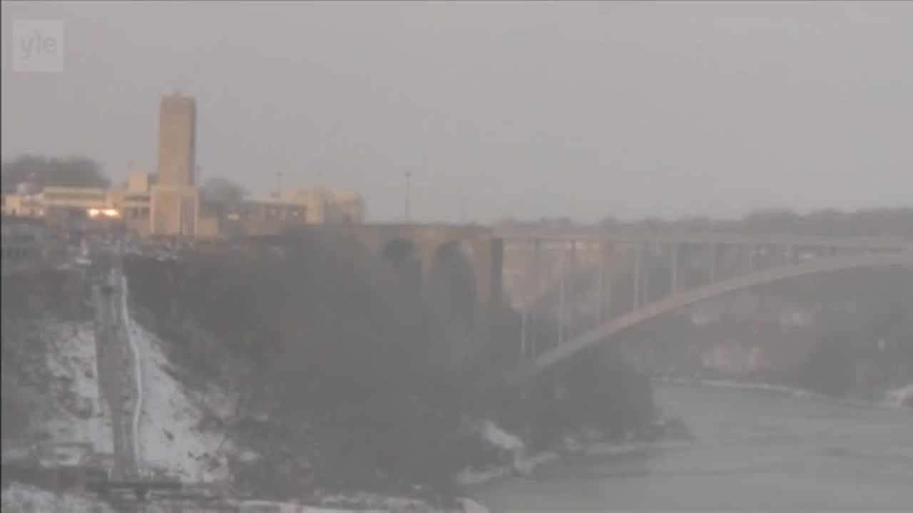 Uutisvideot: Niagaran putoukset ovat vaarassa jäätyä