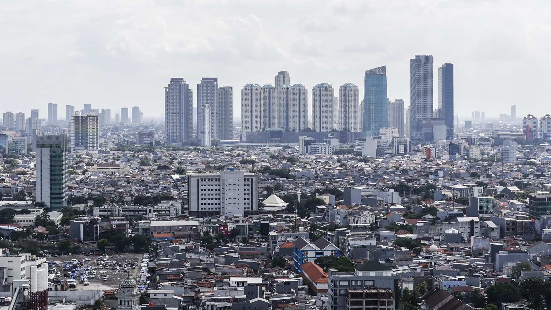 Näkymä Jakartasta 2. toukokuuta 2019. 