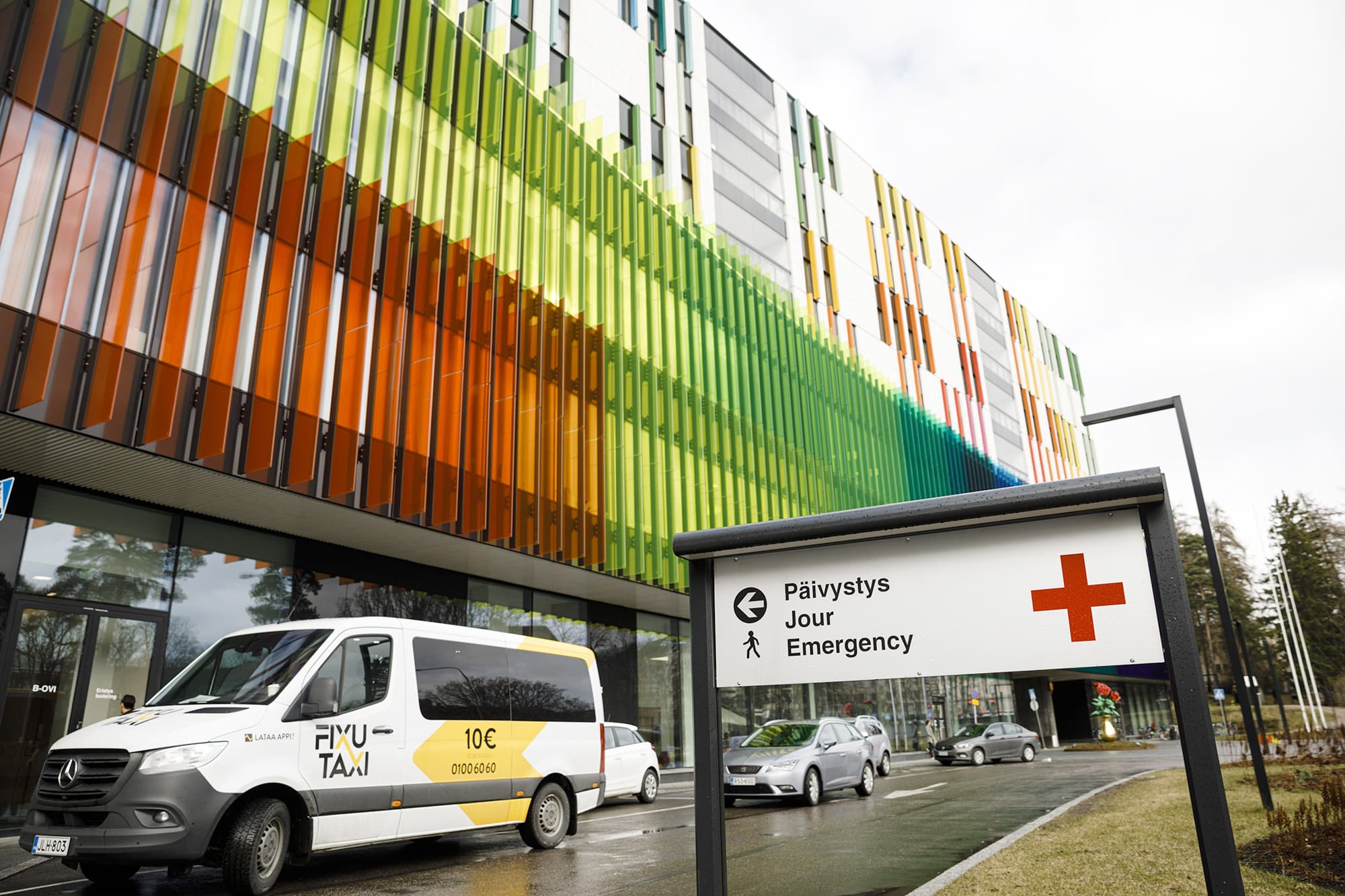 Uusi Lastensairaala HUS:n Meilahden sairaala-alueella Helsingissä. 