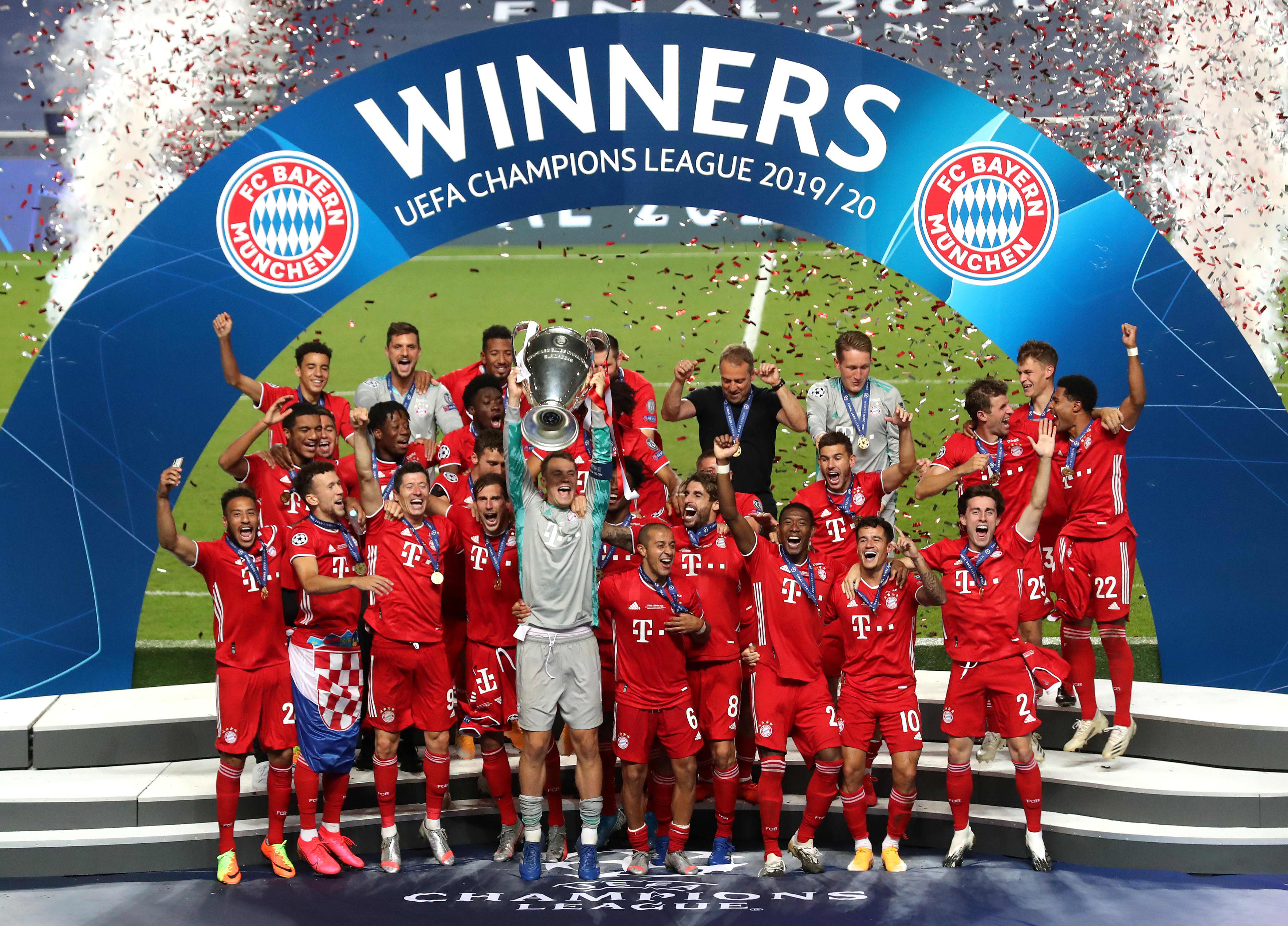 Bayern München pääsi nostamaan Mestarien liigan mestaruuspokaalia.