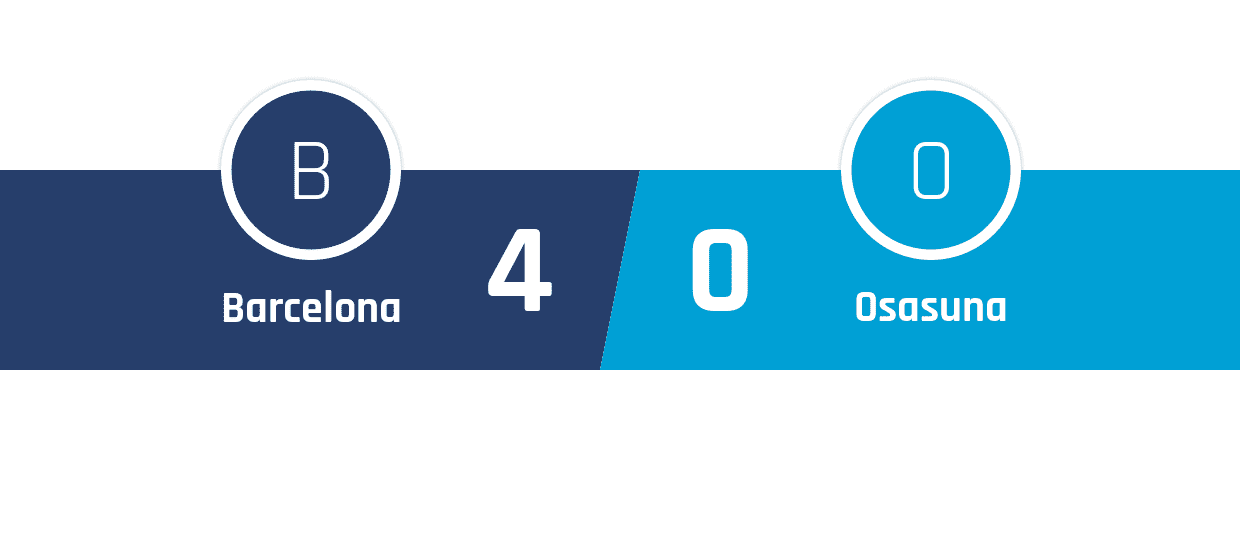 Barcelona - Osasuna 4-0