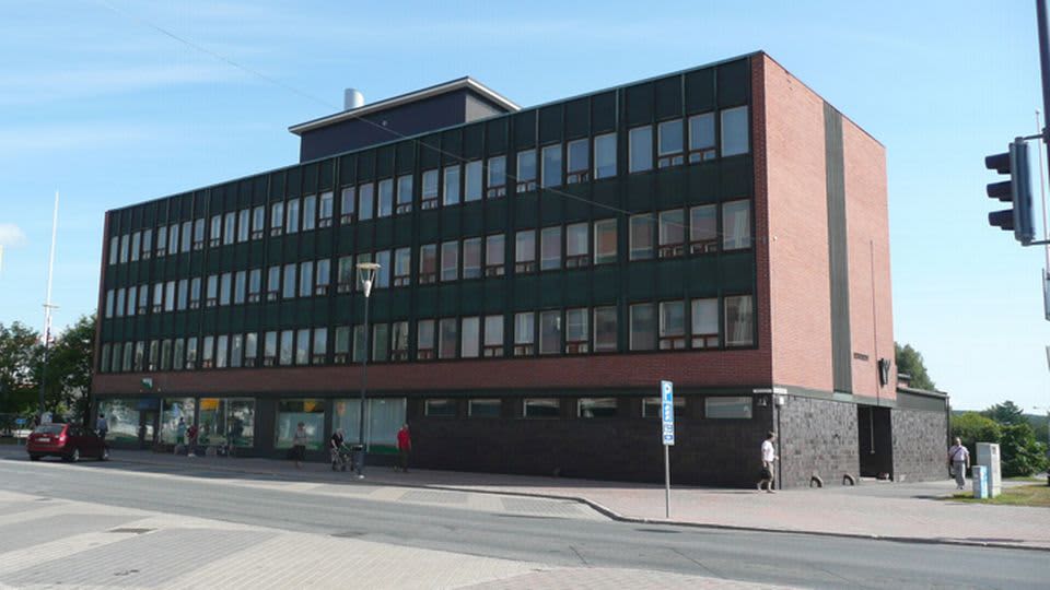 Rovaniemen maalaiskunnan entinen kunnantalo Rovakadulla.