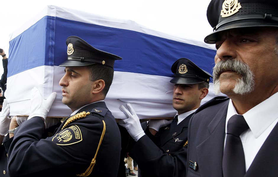 Ariel Sharonin muistotilaisuus 12. tammikuuta.