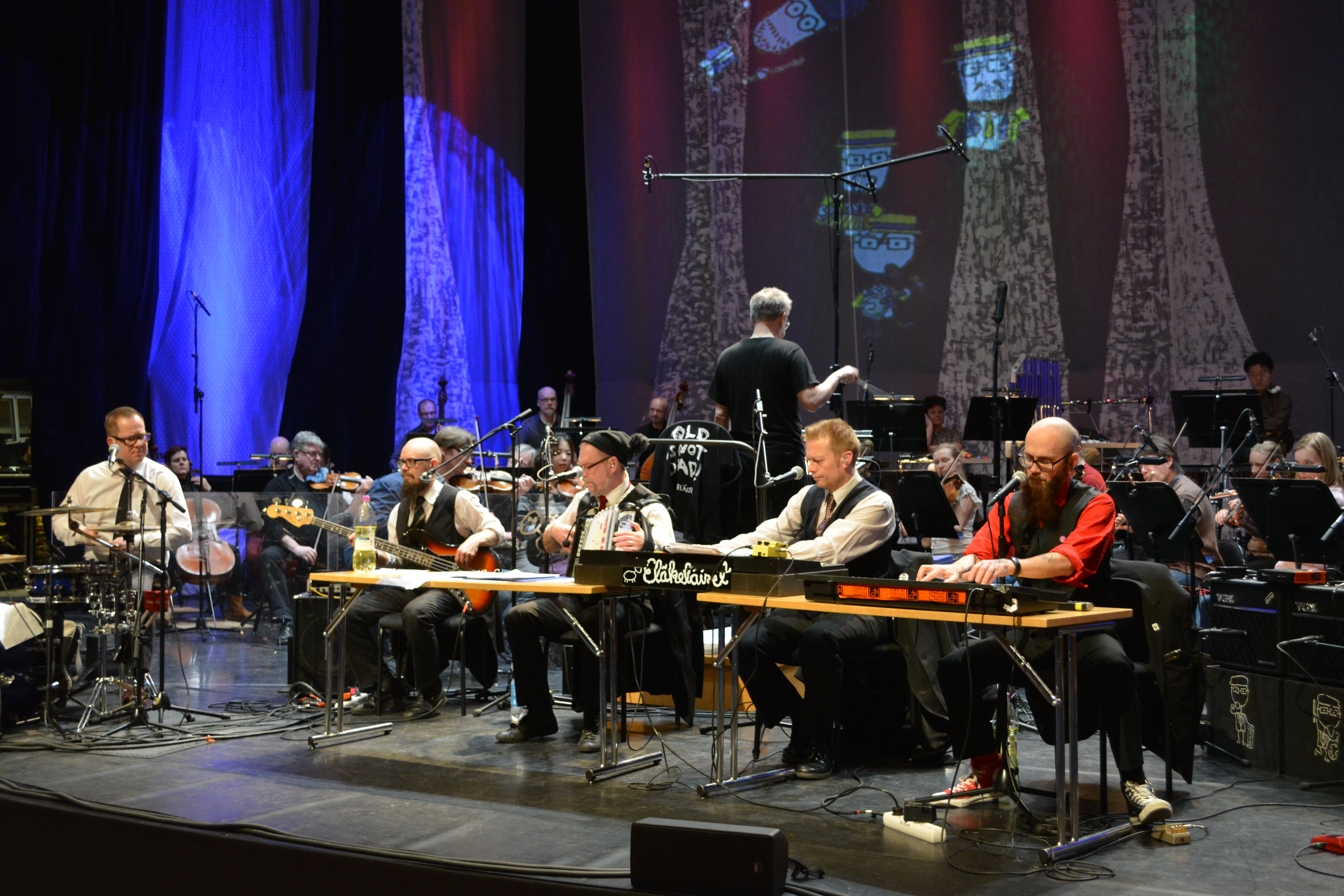 Eläkeläiset ja Kuopion kaupunginorkesteri yhteisissä harjoituksissa