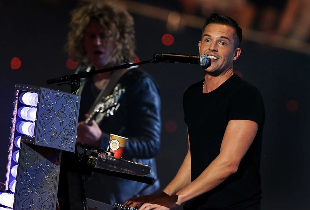 The Killers esiintyi MTV Europe Music Awards -tilaisuudessa Amsterdamissa vuonna 2013.