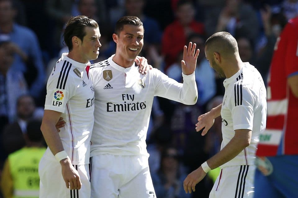 Gareth Bale, Cristiano Ronaldo ja Karim Benzema